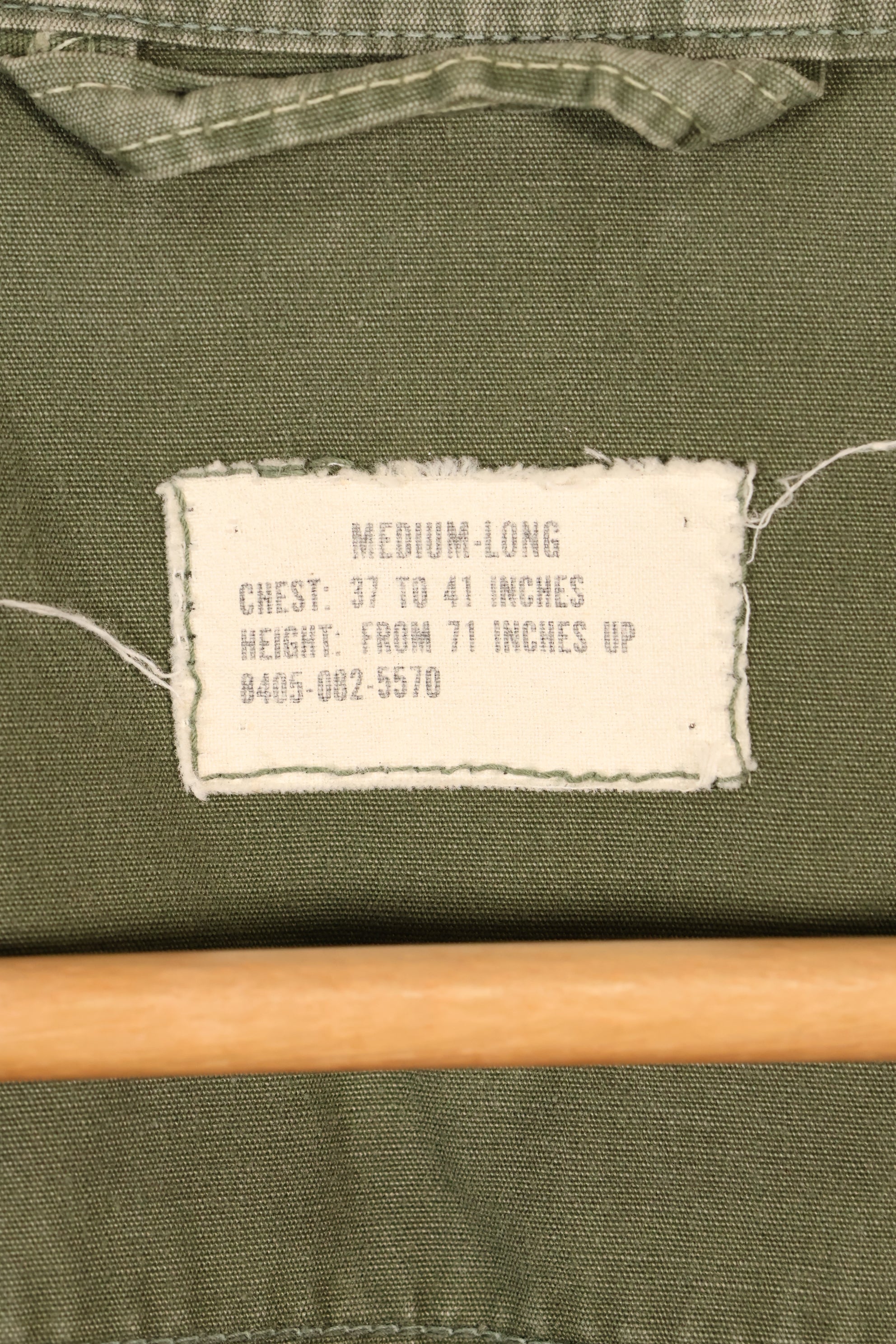 1967 Contract, M-L, 3rd Model Jungle Fatigue Jacket, USAF, Customized by Owner, Used