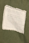 1967 Contract, M-R, U.S. Army, 3rd Model Jungle Fatigue Jacket, with Patches, Used