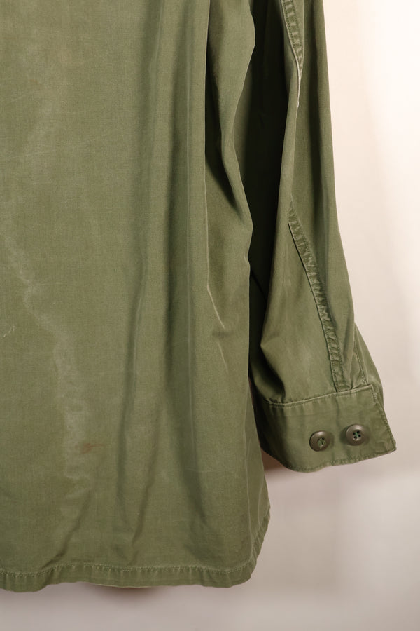 1967 Contract, M-R, U.S. Army, 3rd Model Jungle Fatigue Jacket, with Patches, Used