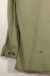 1967 Contract, M-L, Non-Ripstop, 3rd Model Jungle Fatigue Jacket, Faded, Used