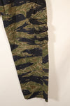 Mid 1960's A-L Silver Tiger Pattern Asian Cut Pants, Repaired, Used.