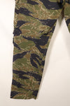 Mid 1960's A-L Silver Tiger Pattern Asian Cut Pants, Repaired, Used.