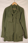 Real 3rd Model Jungle Fatigue Jacket, no size tag, stained, used.