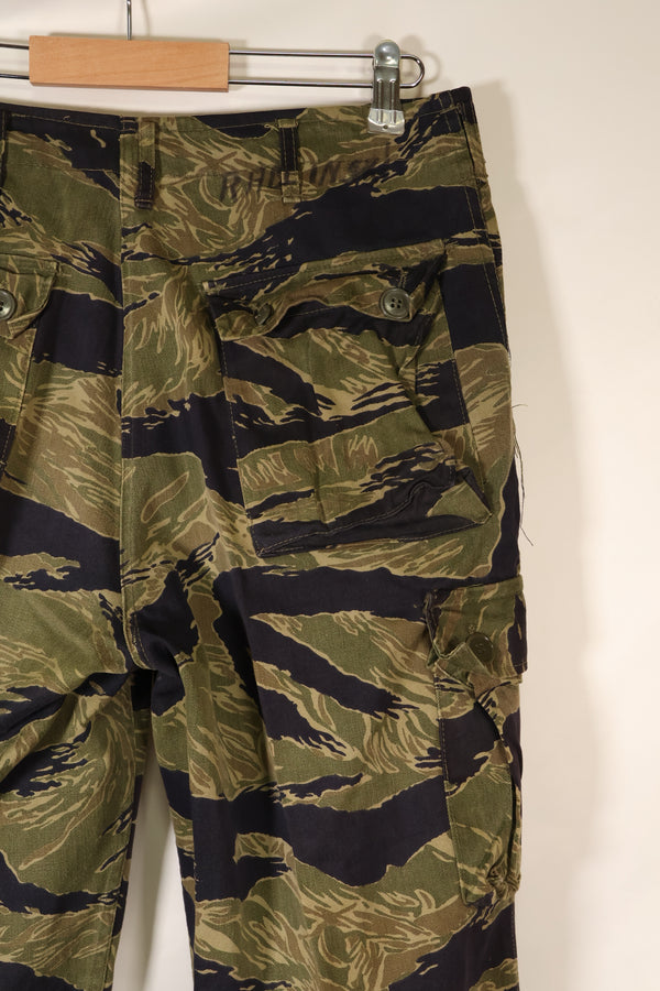 Mid-1960s, US-M, Made in Okinawa, Okinawa Tiger Pattern, Tiger-Stripe Pants, US Cut, Used