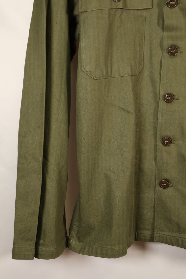 1947 Contract SMALL M-1947 HBT Utility Shirt with Patches, Used