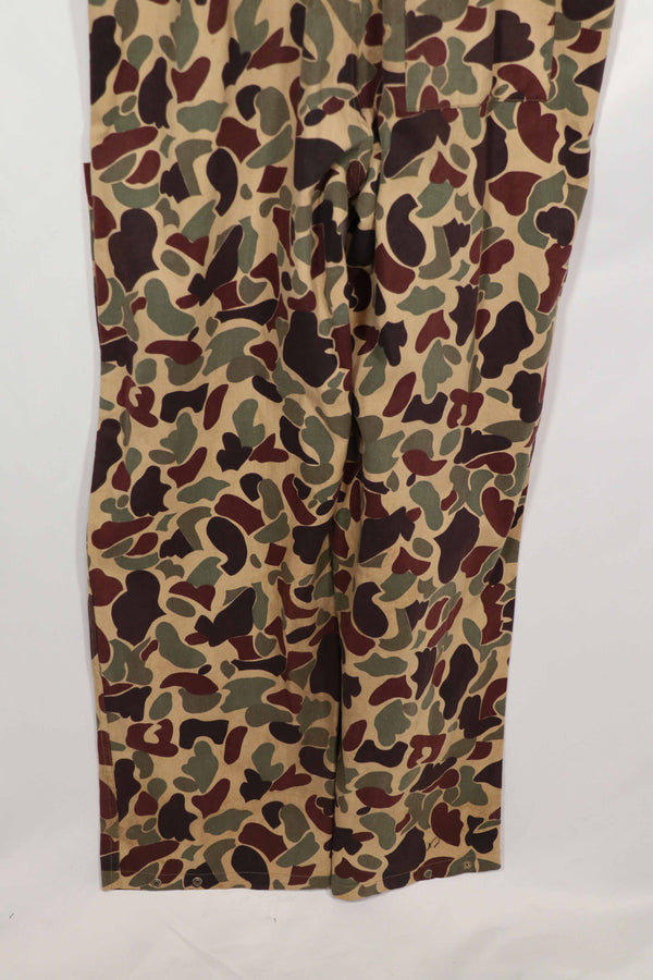 Real Japanese Beogum camouflage locally made duck hunter flight suit, almost unused.