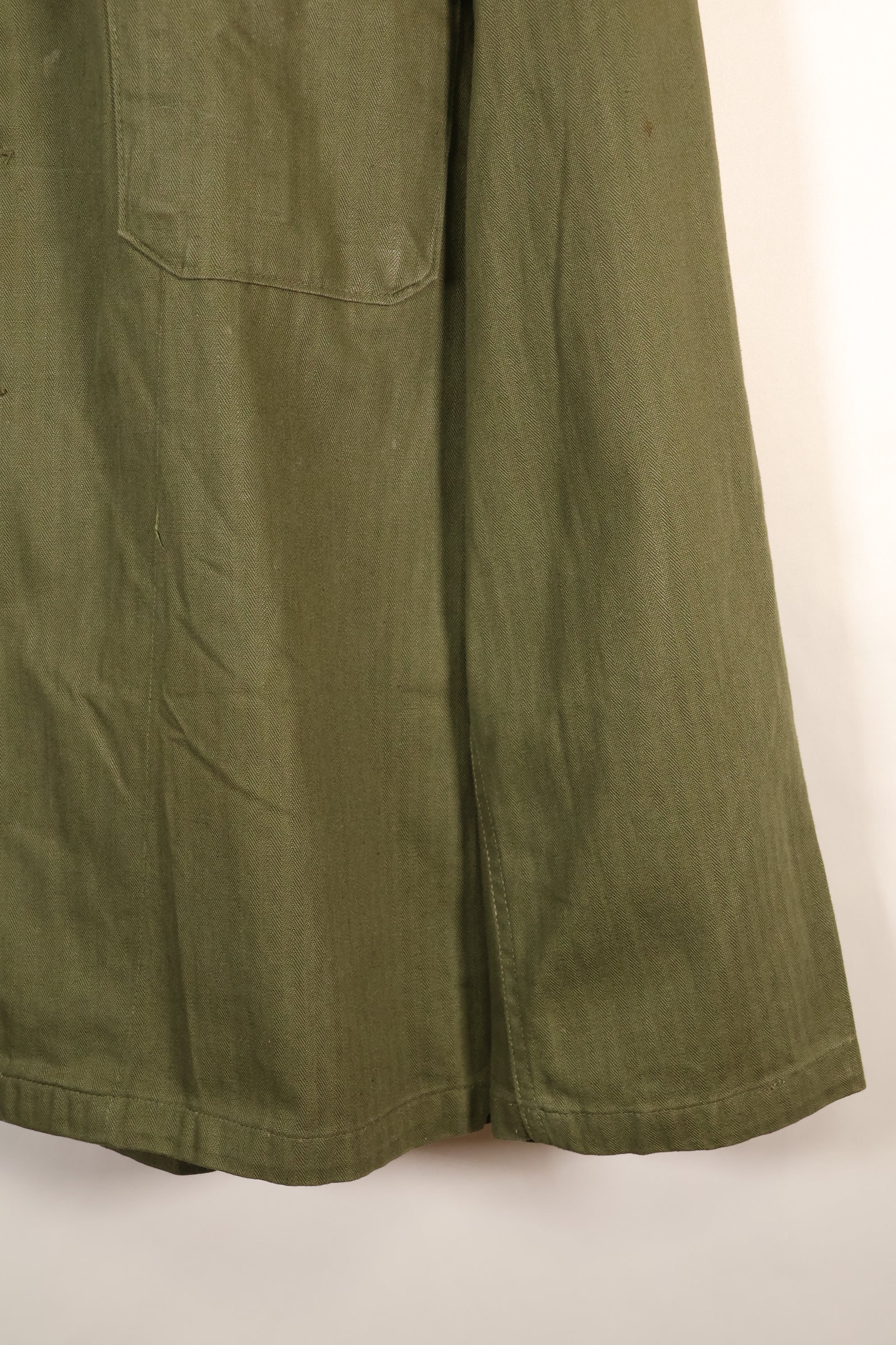 1947 Contract SMALL M-1947 HBT Utility Shirt with Patches, Used