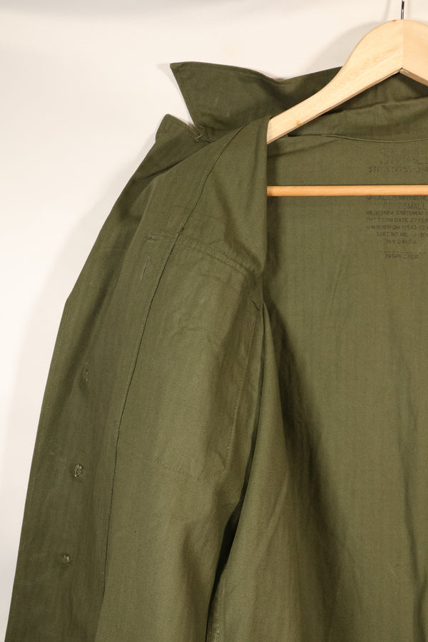1947 Contract SMALL M-1947 HBT Utility Shirt with Patches, Used
