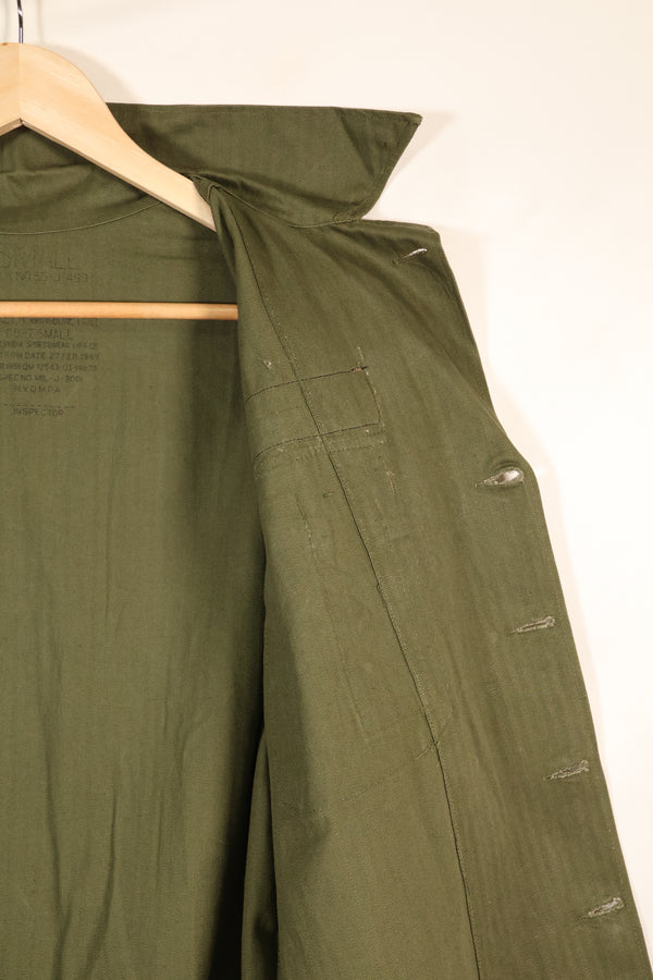 1947 Contract SMALL M-1947 HBT Utility Shirt with Patches, Used