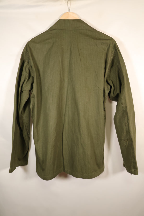 1947 Contract SMALL M-1947 HBT Utility Shirt with Patches, Used