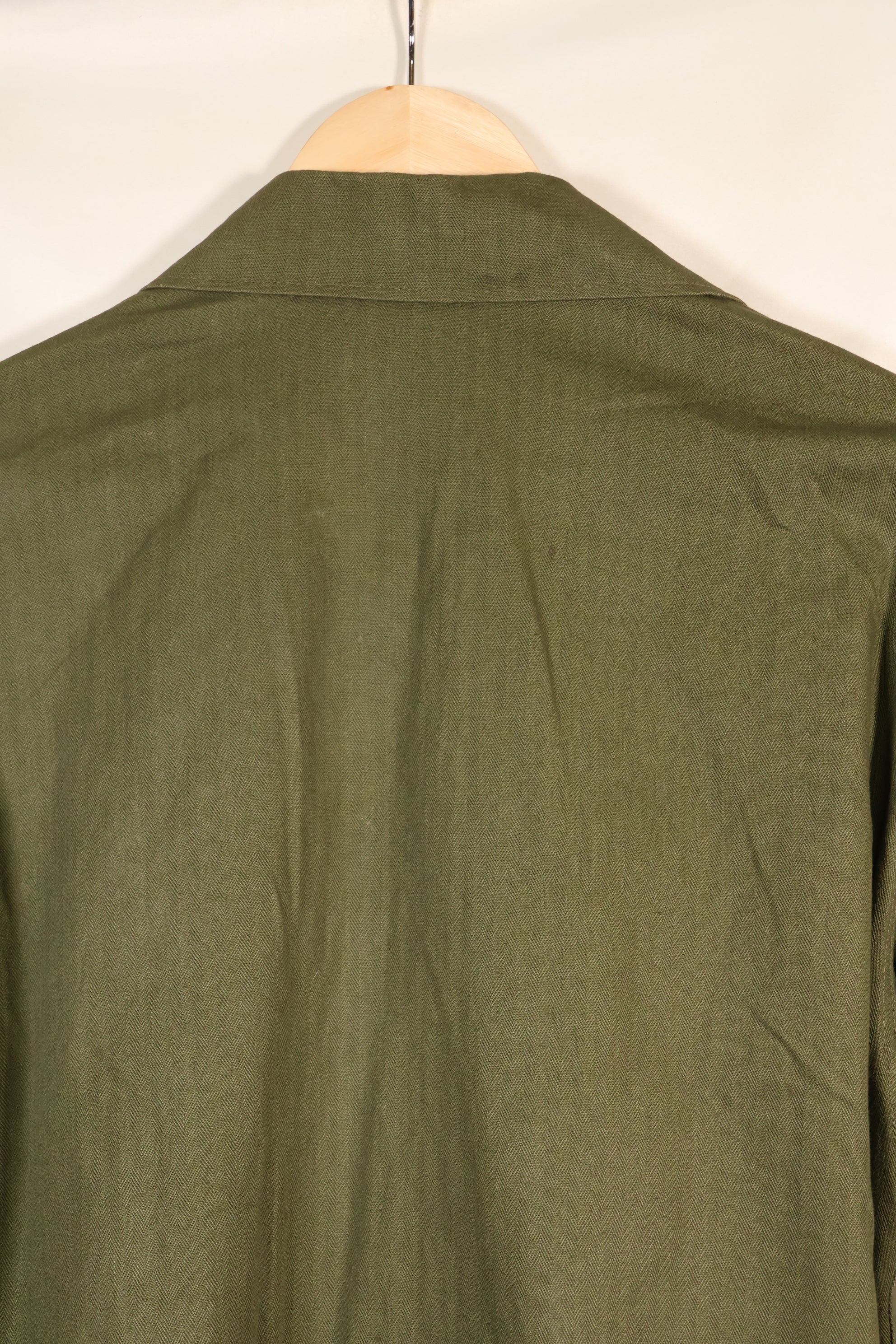 1947 Contract SMALL M-1947 HBT Utility Shirt with Patches, Used