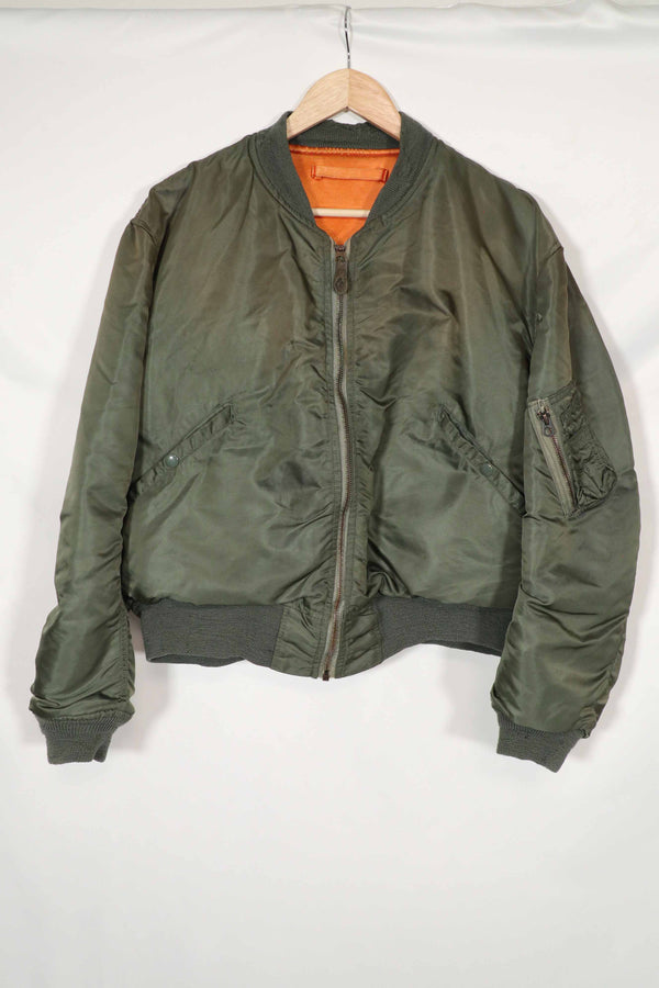 Real 1969 X-Large size L-2B flight jacket, used, good condition.