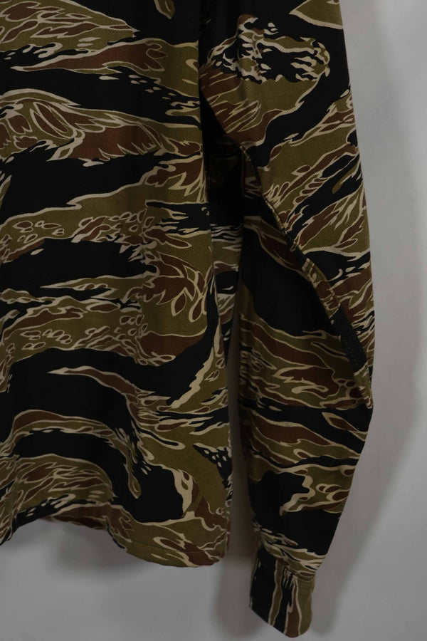 MILITARIA 1911 Early Gold Tiger Stripe US-XL Shirt Aged Used