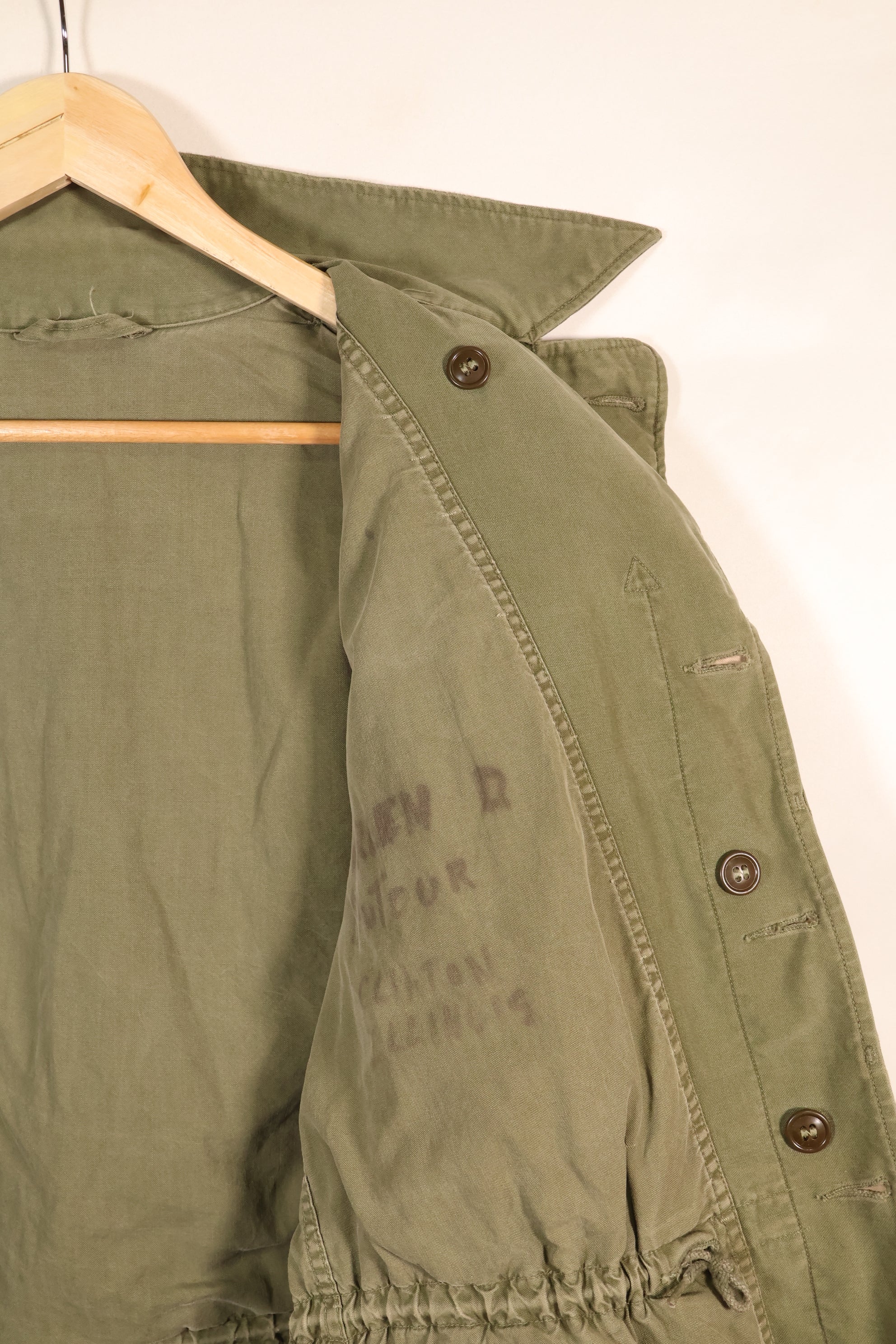 Early 1940s, Size 42–44, U.S. Army, M-1943 Field Jacket, Used
