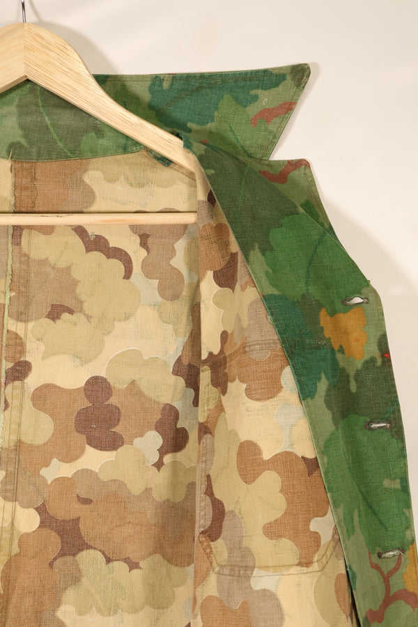 Late 1960s to early 1970s | Privately sourced | Mitchell camouflage | USMC | OG-107 utility cut shirt | Used