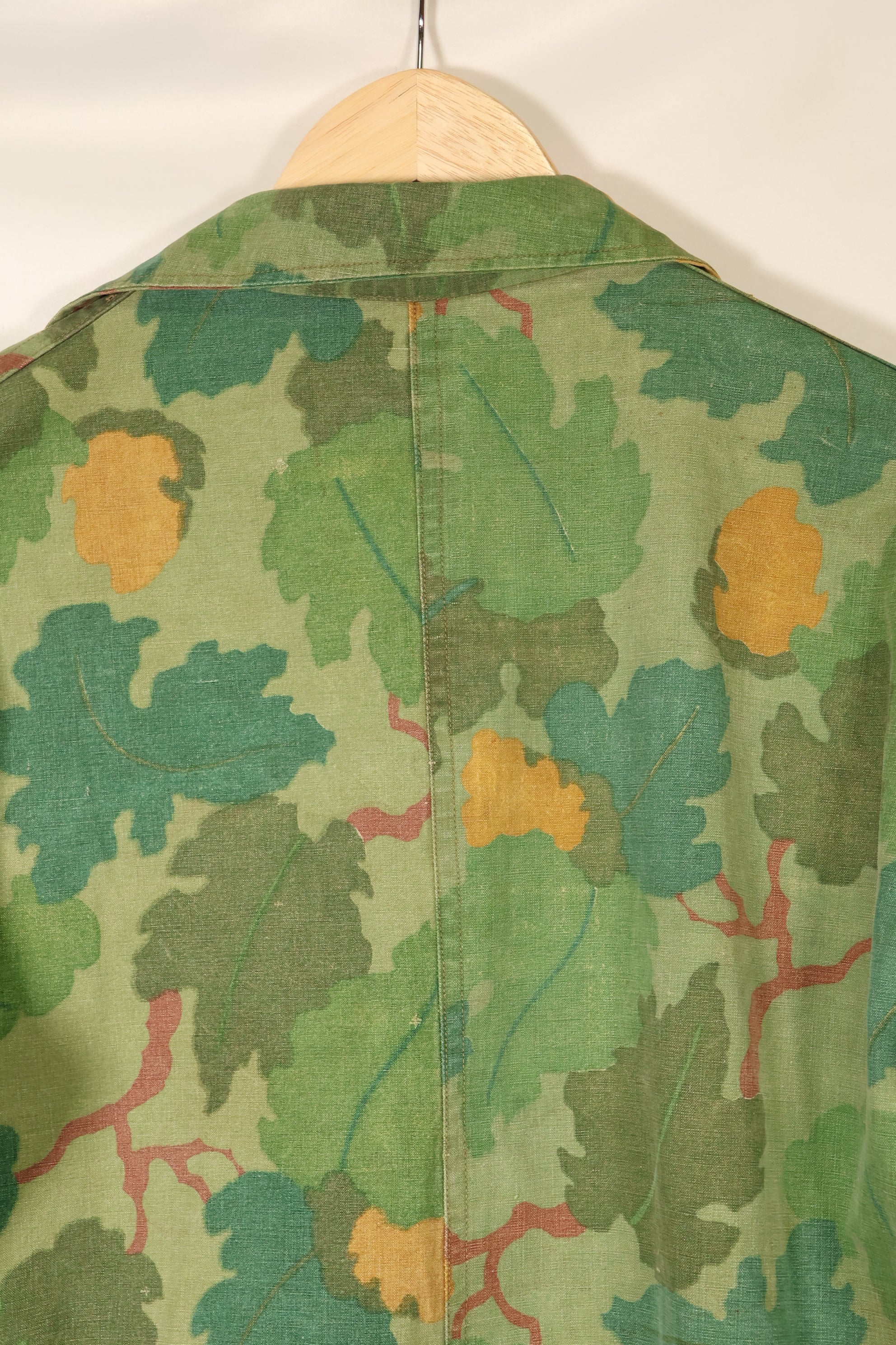 Late 1960s to early 1970s | Privately sourced | Mitchell camouflage | USMC | OG-107 utility cut shirt | Used