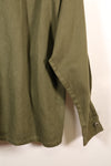 1960s, Estimated Size: MEDIUM, OG-107, Utility Shirt, Rare Cut, Retrofitted Patch, Used