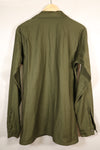 Mid-1960s, 16 1/2 x 36, U.S. Army, OG-107 Utility Shirt, Almost Unused