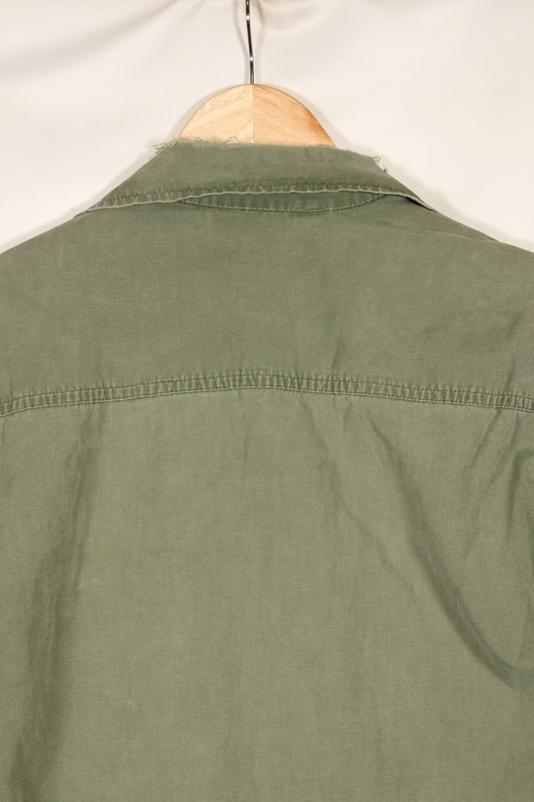 circa 1967-68 size unknown 3rd model jungle fatigues jacket, used, released by a movie company.
