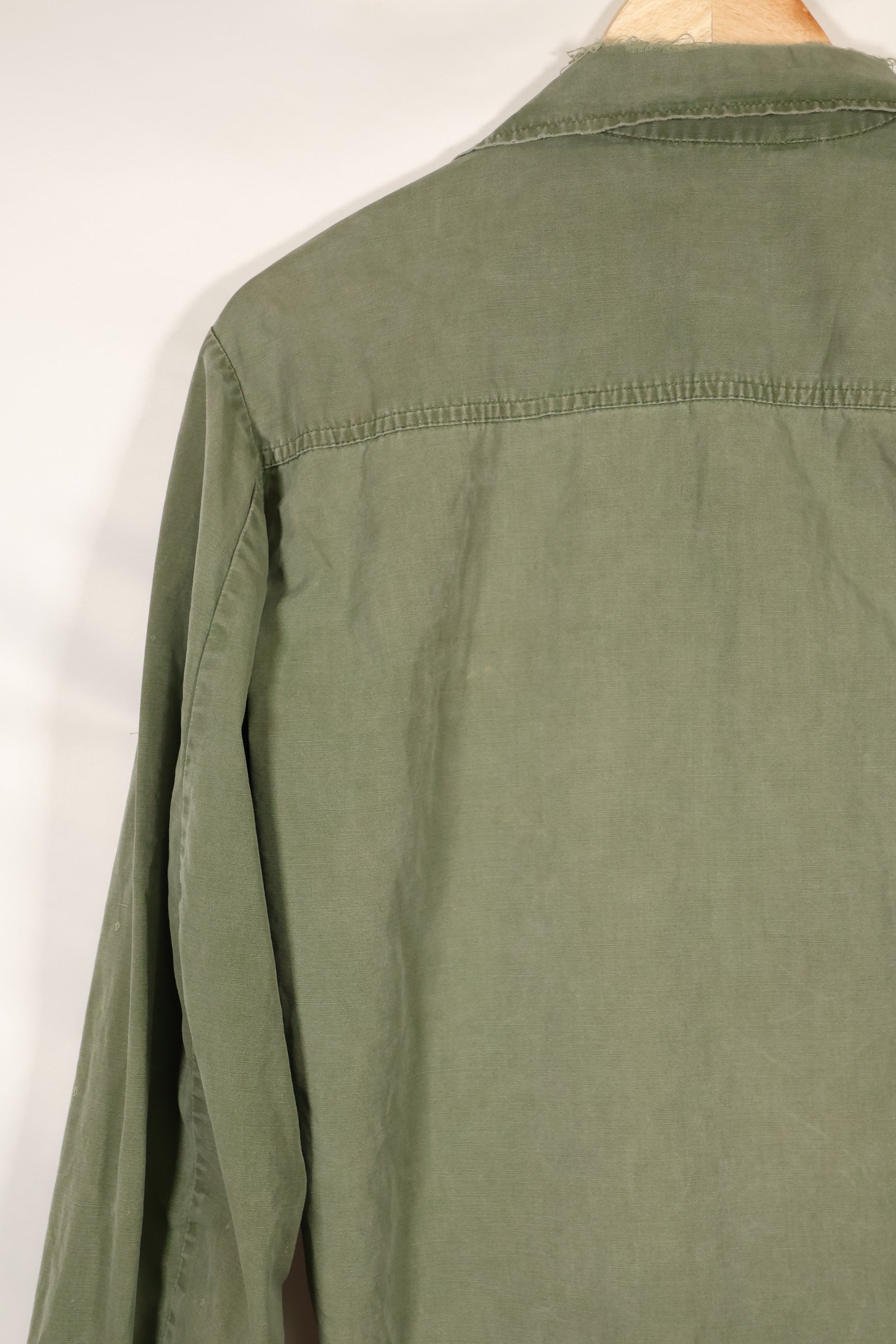 circa 1967-68 size unknown 3rd model jungle fatigues jacket, used, released by a movie company.