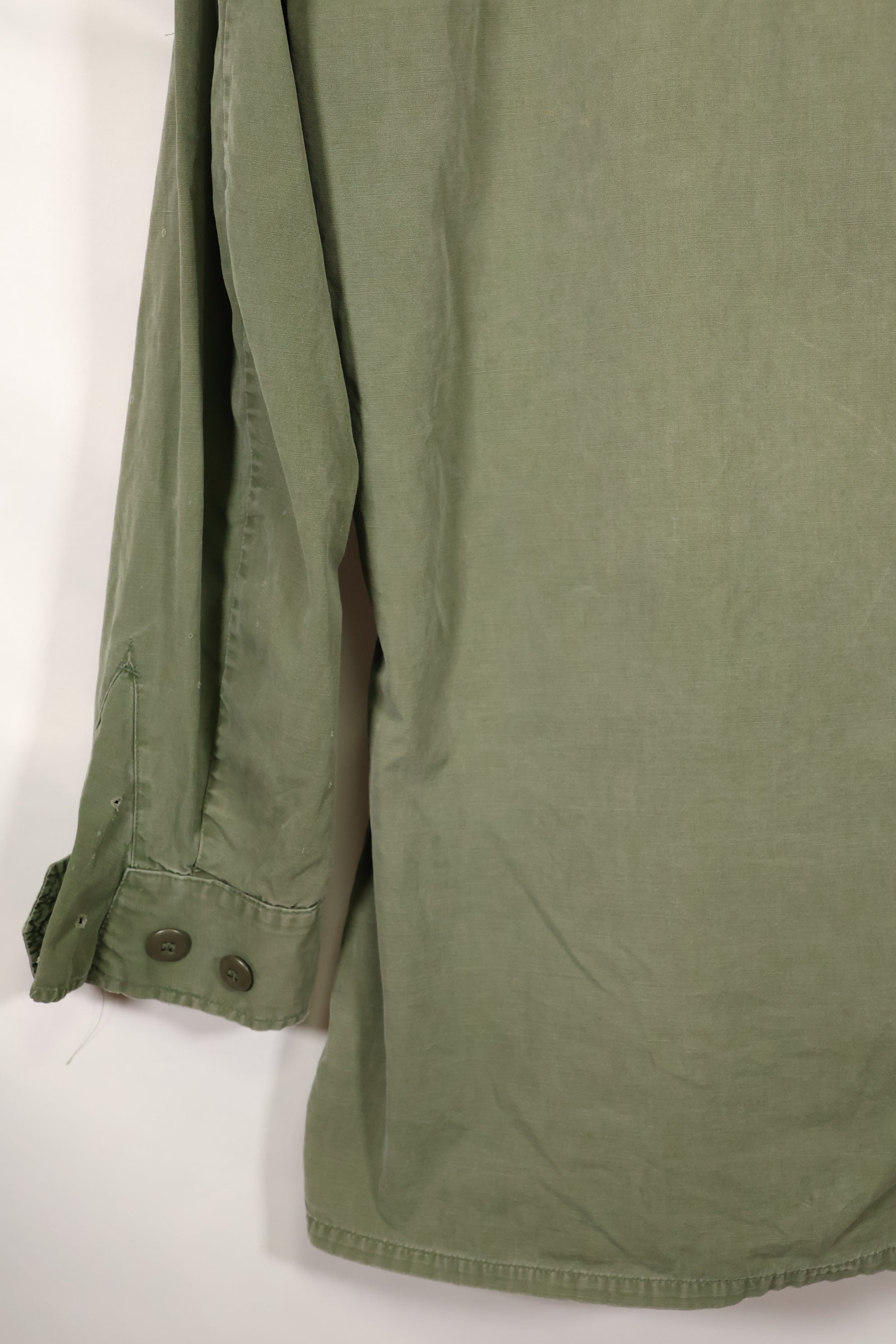 circa 1967-68 size unknown 3rd model jungle fatigues jacket, used, released by a movie company.