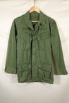 circa 1967-68 size unknown 4th model jungle fatigues jacket, used, released by a movie company.