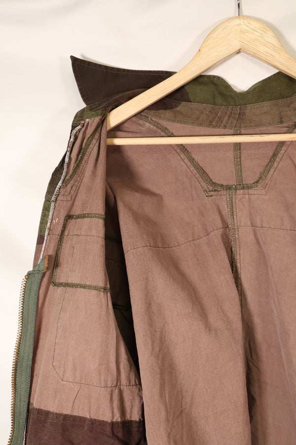 1940s, WWII, British Army, Windproof Camouflage Smock, Modified, Indochina War Replica, Post-war modifications, Used