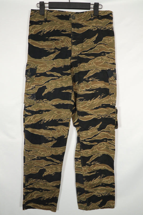 Real Gold Tiger Stripe Pants A-L in good condition Asian Cut