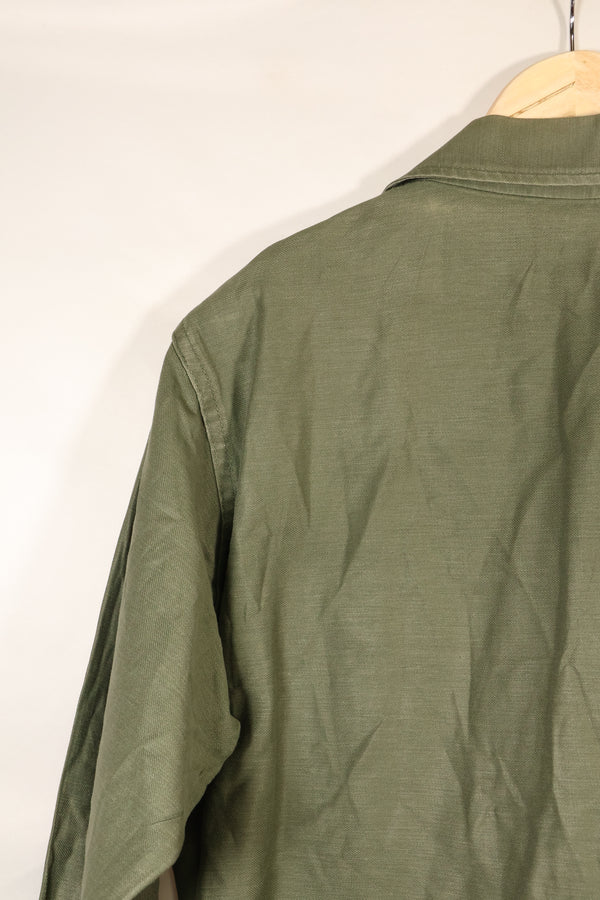 1971 Contract, Estimated Size: SMALL, OG-107 Utility Shirt, U.S. Navy, Original Tapes, Used