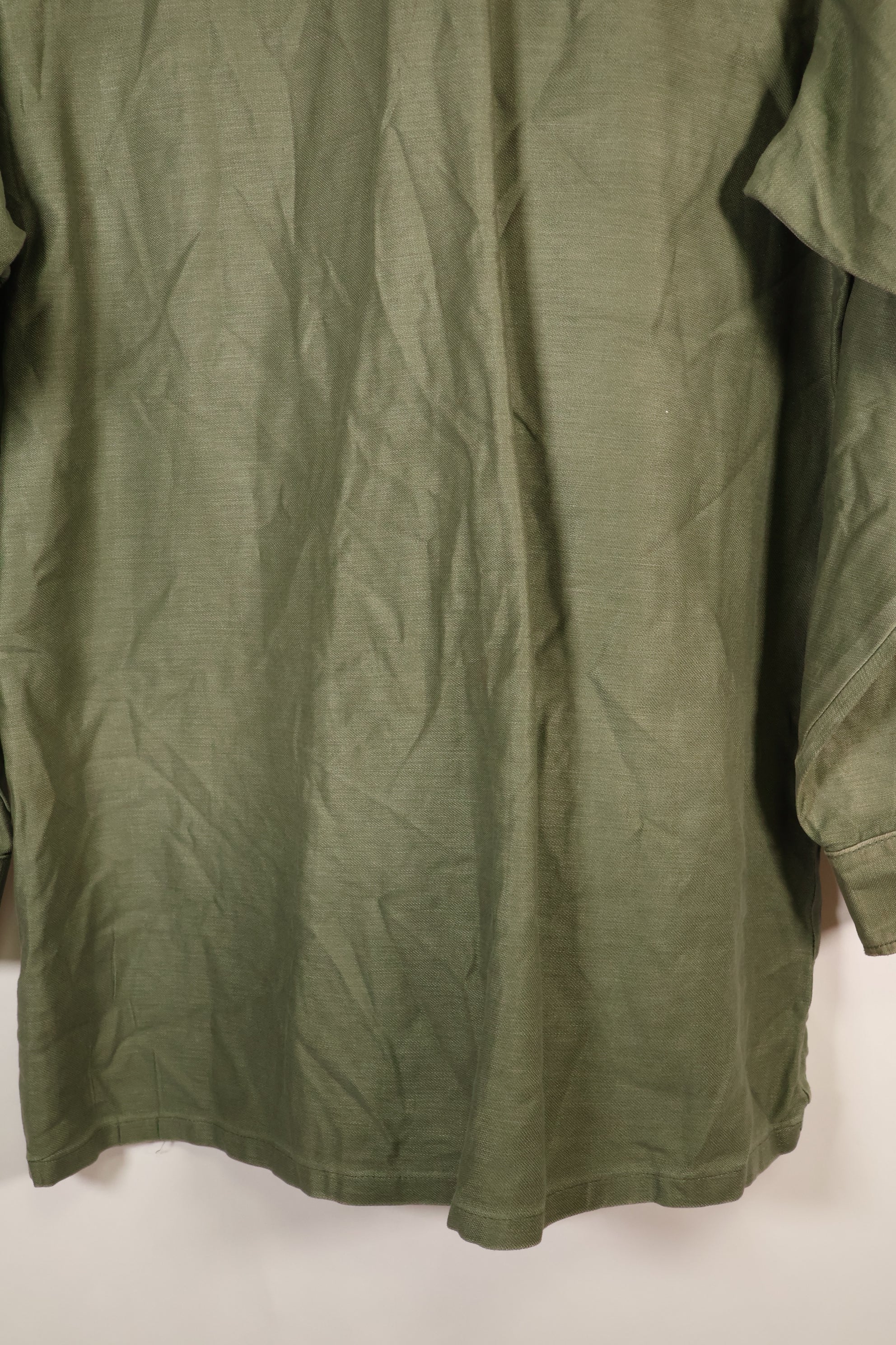 1971 Contract, Estimated Size: SMALL, OG-107 Utility Shirt, U.S. Navy, Original Tapes, Used