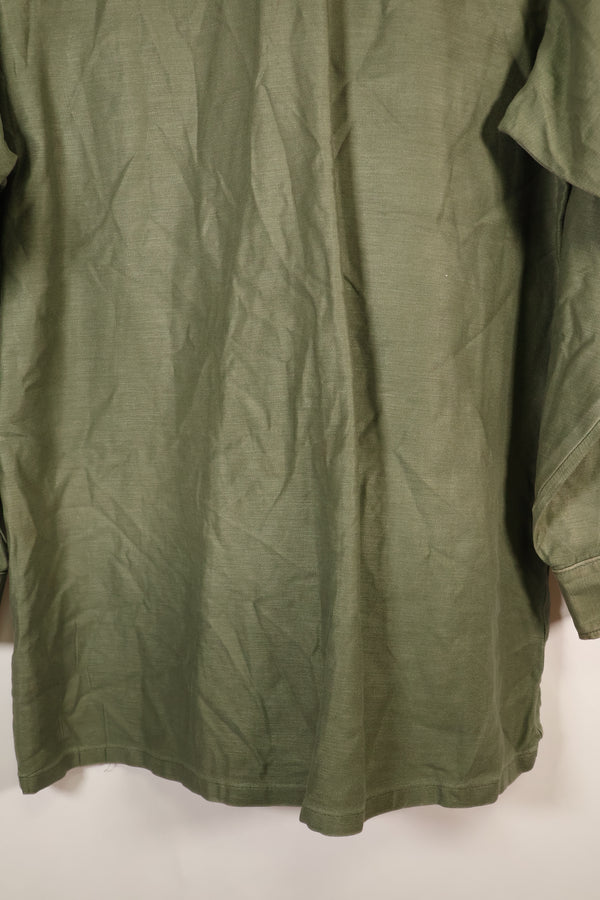 1971 Contract, Estimated Size: SMALL, OG-107 Utility Shirt, U.S. Navy, Original Tapes, Used