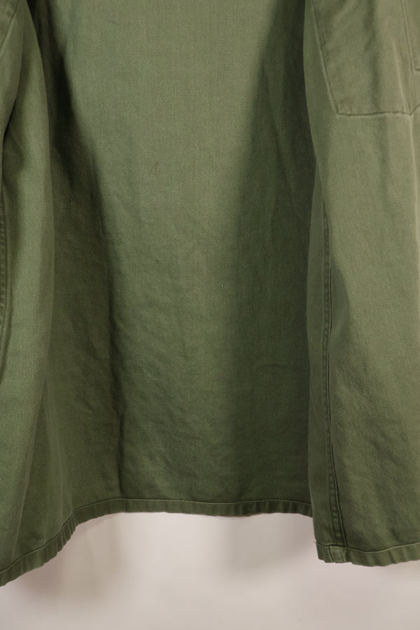 1968 Contract, Estimated Size: MEDIUM, OG-107, Utility Shirt, Aftermarket Patch, Used