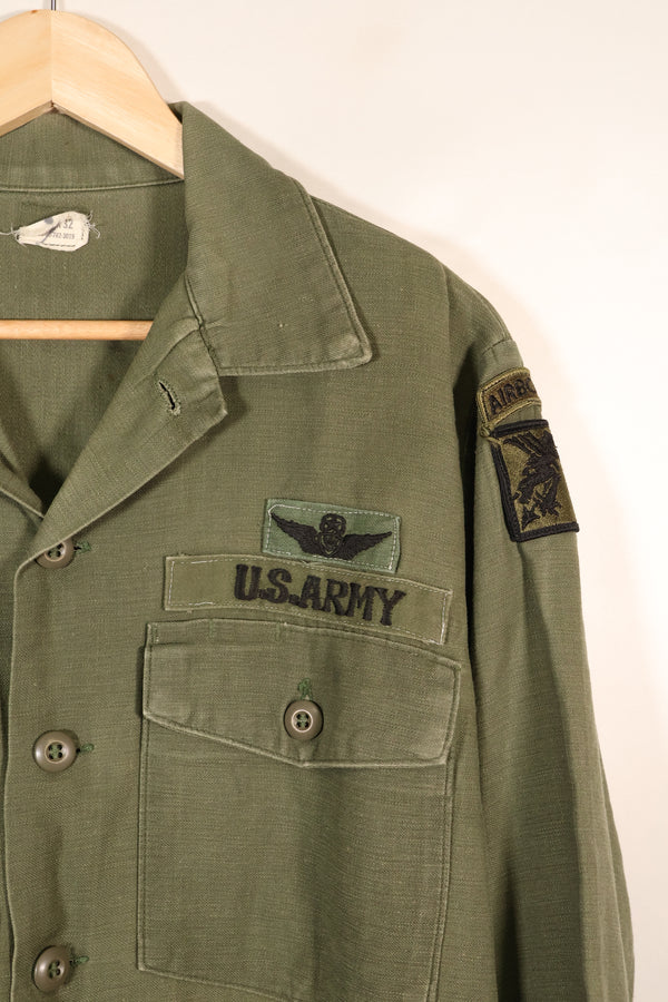 1975 Contract, 16 1/2 x 32, OG-107, Utility Shirt, With Added Patch, Used