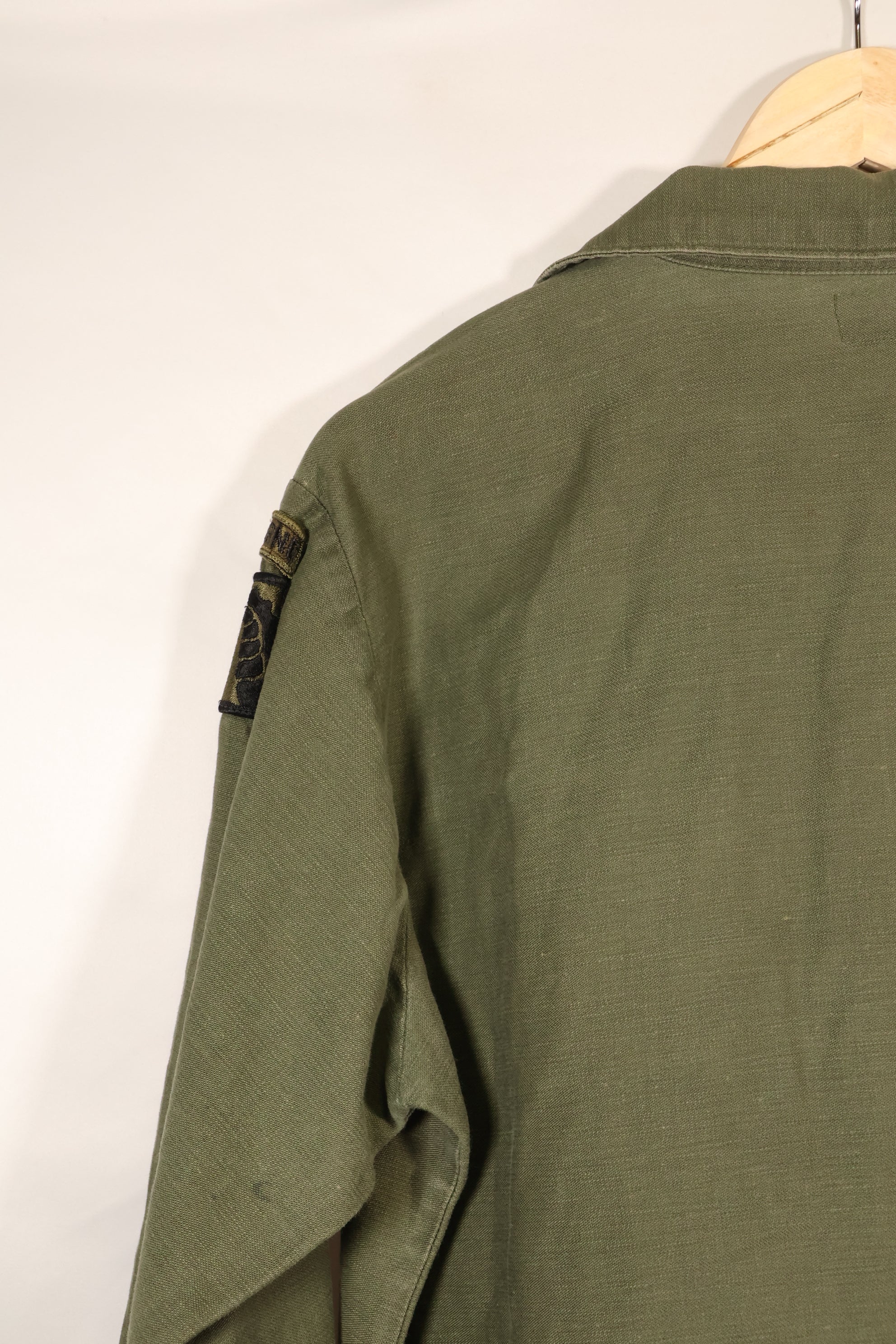 1975 Contract, 16 1/2 x 32, OG-107, Utility Shirt, With Added Patch, Used