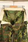 Late 1960s, Size 34–36, ERDL Leaf Camo, Non-Ripstop Fabric, Utility Cut Pants, Used