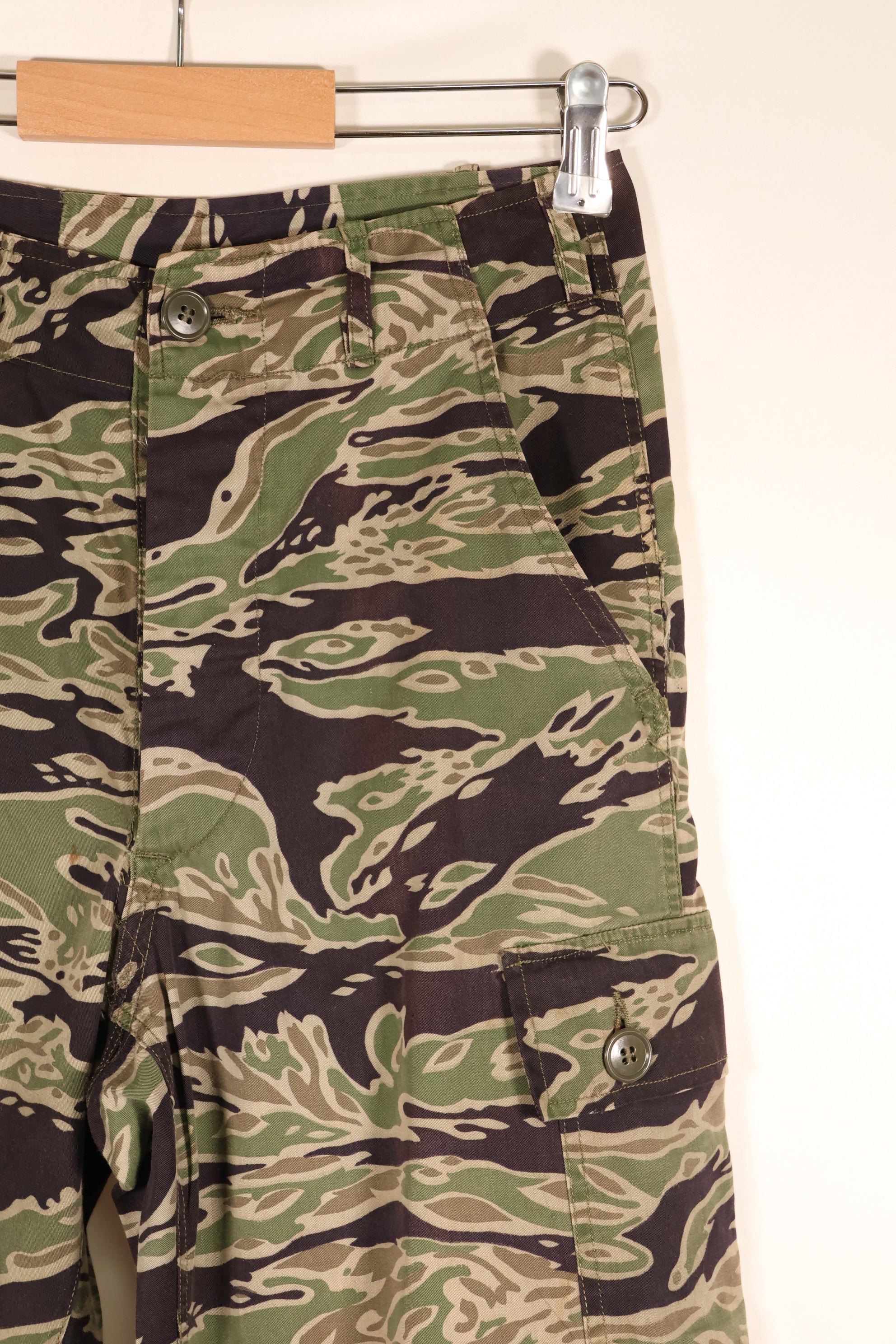 Late 1960s, A-S, Late War Lightweight Pattern, Tiger Stripe Pants, Used