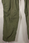 Mid-1960s MEDIUM-SHORT 2nd Model Jungle Fatigue Pants, used.