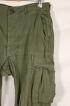 Mid-1960s MEDIUM-SHORT 2nd Model Jungle Fatigue Pants, used.