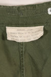 Mid-1960s MEDIUM-SHORT 2nd Model Jungle Fatigue Pants, used.
