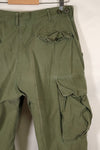Mid-1960s MEDIUM-SHORT 2nd Model Jungle Fatigue Pants, used.
