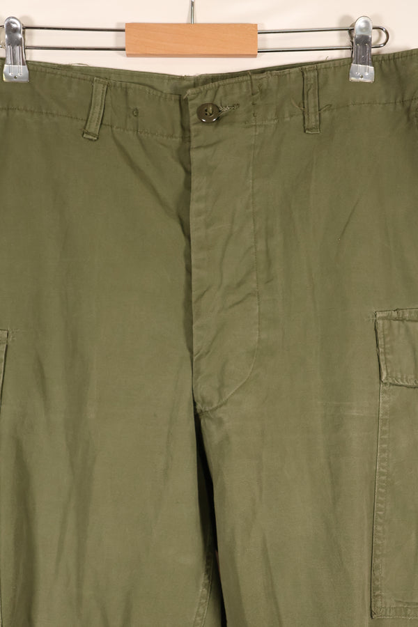 1963–64 Contract—Presumed M-R 1st Model Jungle Fatigue Pants—No Tag—Used