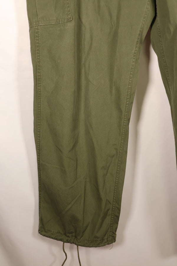 1963–64 Contract—Presumed M-R 1st Model Jungle Fatigue Pants—No Tag—Used