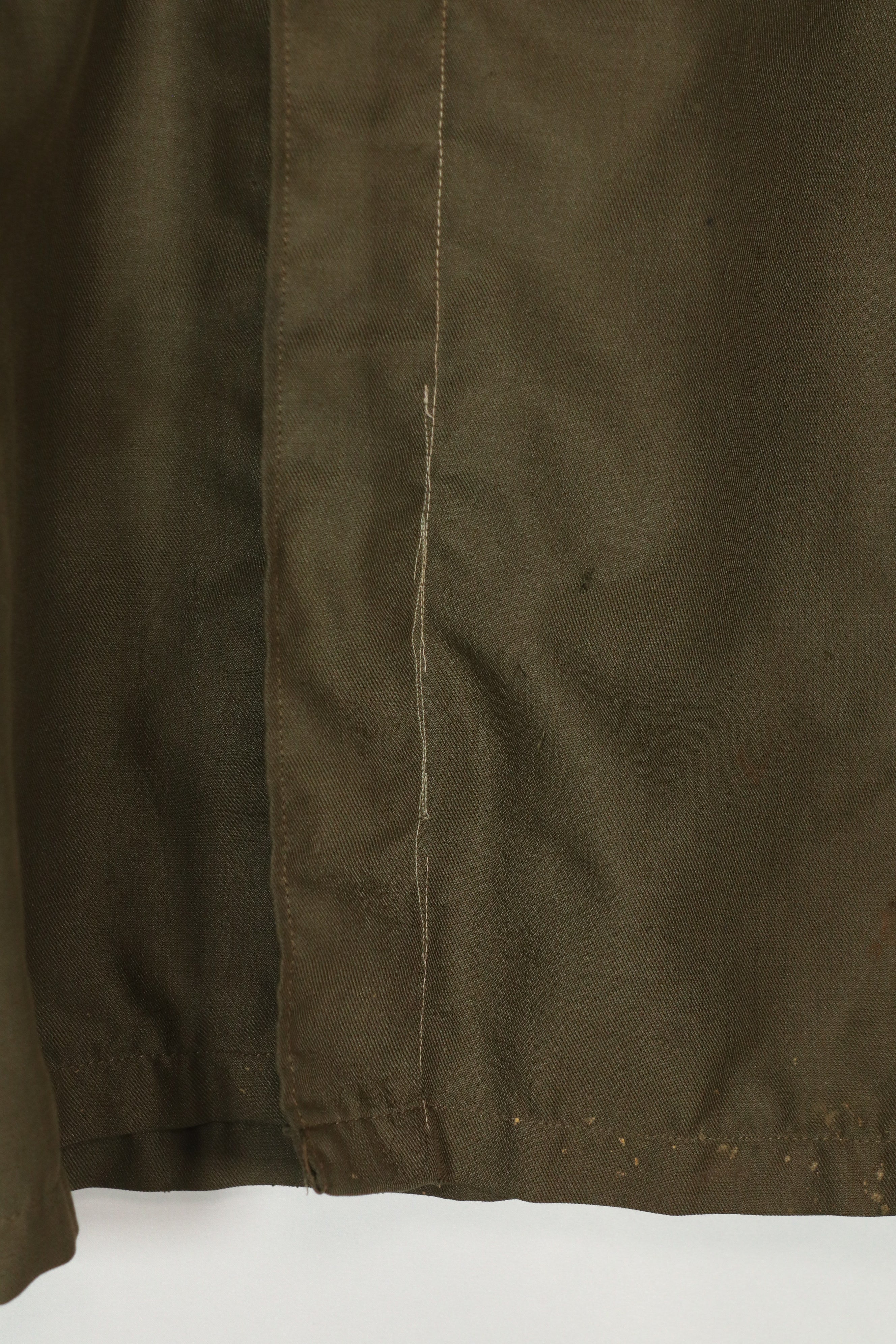 Real South Vietnam locally made NOMEX shirt, used, with patch marks.