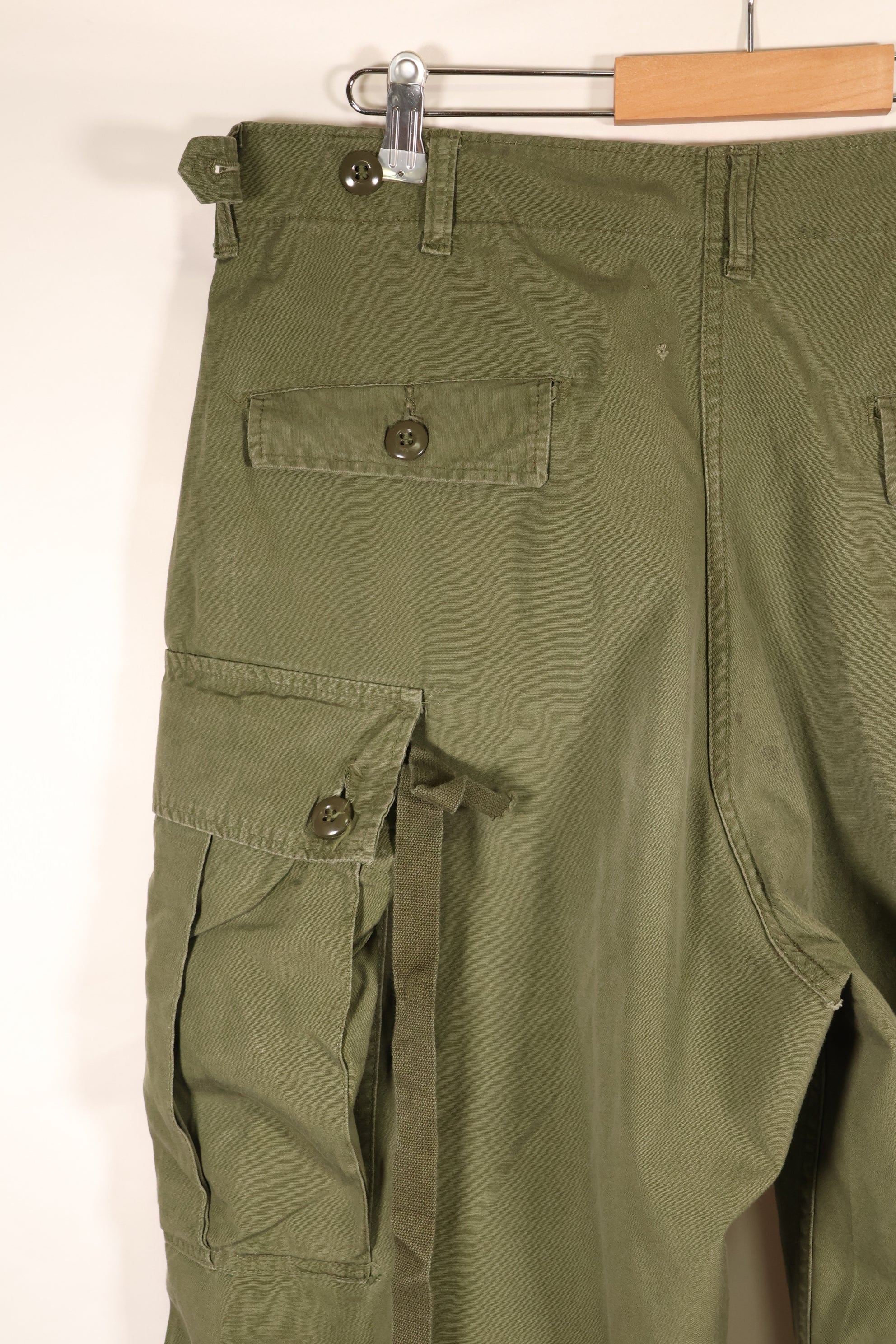 1963–64 Contract—Presumed M-R 1st Model Jungle Fatigue Pants—No Tag—Used