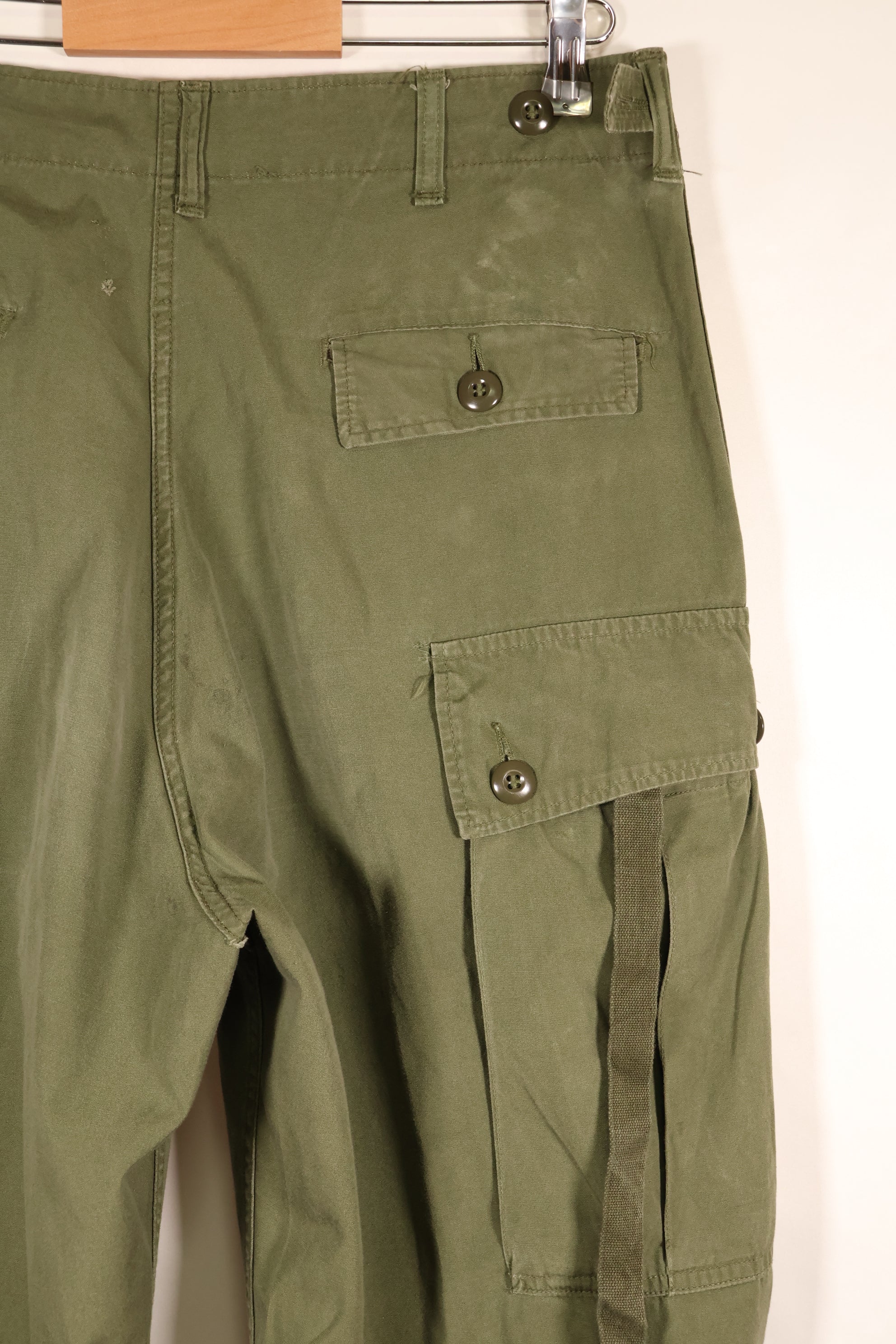 1963–64 Contract—Presumed M-R 1st Model Jungle Fatigue Pants—No Tag—Used