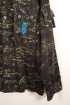 1970s Thai Border Patrol “Shadow Tiger” Locally Made Tiger-Stripe Shirt, Used, Grade A