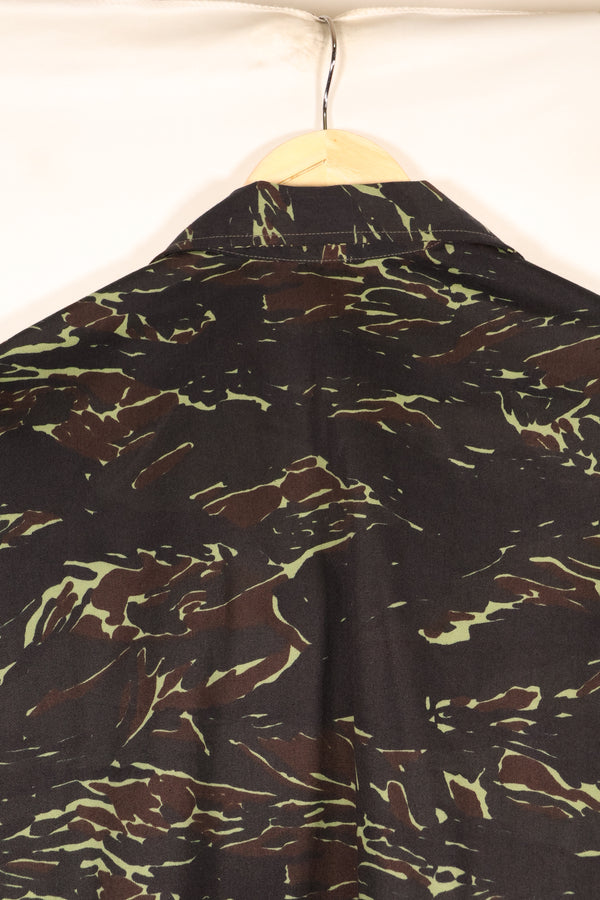 1970s Thai Border Patrol “Shadow Tiger” Locally Made Tiger-Stripe Shirt, Used, Grade A
