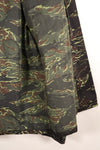 1970s Thai Border Guard "Shadow Tiger" Locally Made Tiger-Striped Shirt, Used, Size B