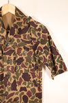 Early 1960s, Asian-style cut, CIDG, Beogam camouflage, locally made frogskin camouflage, used