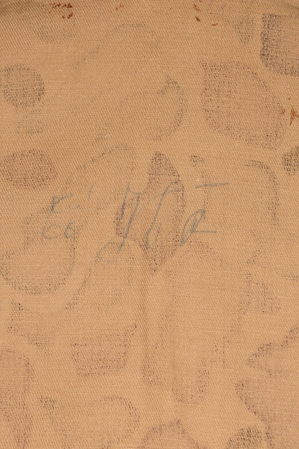 Early 1960s, Asian-style cut, CIDG, Beogam camouflage, locally made frogskin camouflage, used